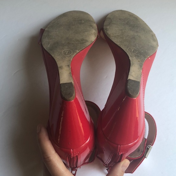 Prabal Gurung for Target Red Wedges Size 7 - Picture 4 of 5